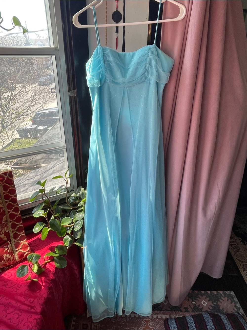Light Blue Prom Dress, Graduation Dress, Formal Dress, Size 2